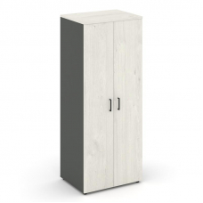 Style Project Гардероб широкий глубокий SN.GB.E-004 Антрацит/Дуб Наварра/Черный Ручки 796*600*1982