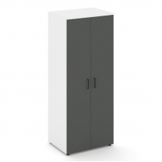 Style Project Гардероб широкий глубокий SN.GB-004 Белый/Белый/Антрацит/Черный Ручки 796*600*1982