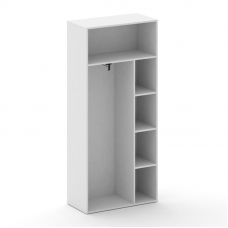 Fresco Гардероб широкий левый FRU.GB-201 (L) Белый Бриллиант UM 896*460*2000