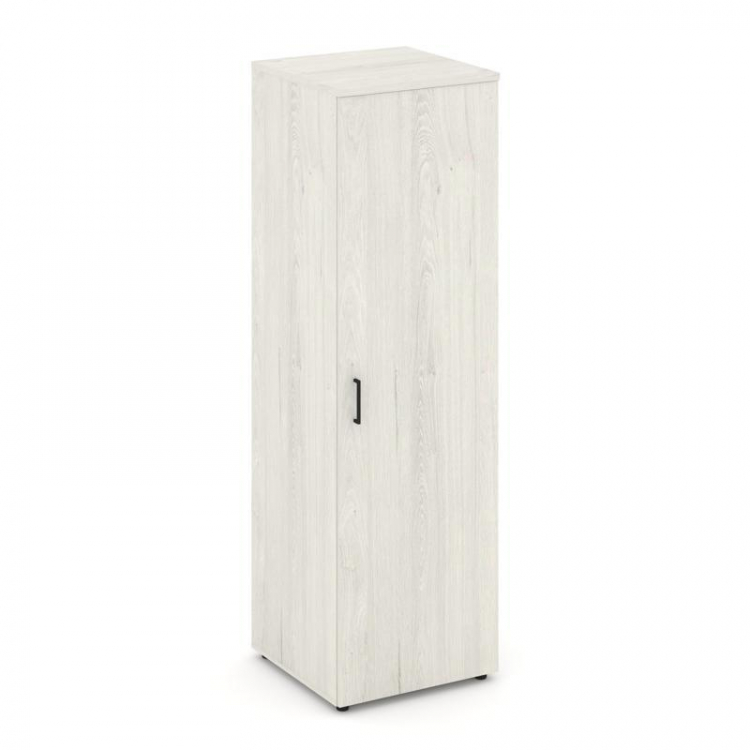 Style Project Гардероб узкий глубокий SN.GB.E-002 Дуб Наварра/Черный Ручки 600*600*1982