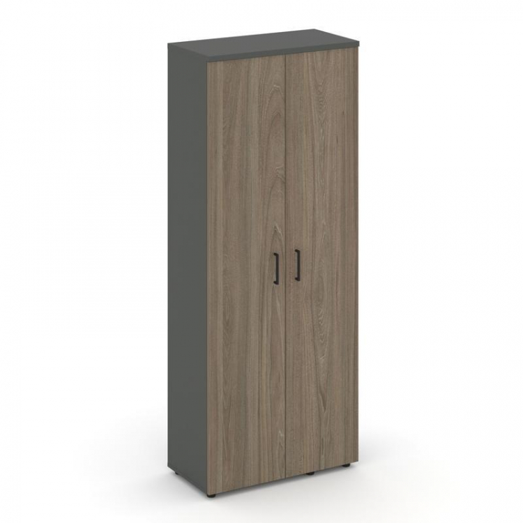 Style Project Гардероб широкий неглуб. SN.GB.E-003 Антрацит/Вяз Благородный/Черный Ручки 796*400*198