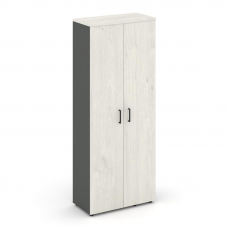 Style Project Гардероб широкий неглуб. SN.GB.E-003 Антрацит/Дуб Наварра/Черный Ручки 796*400*1982