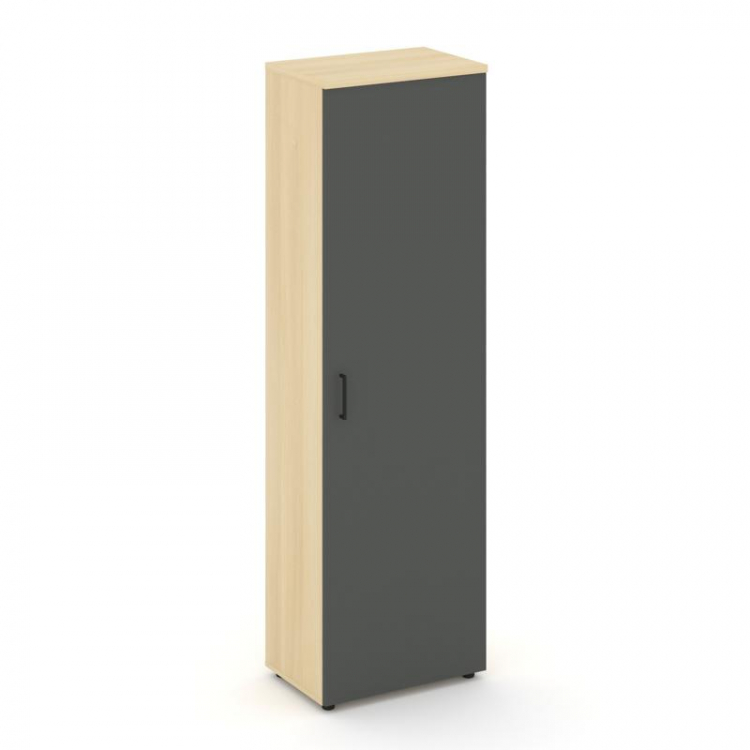 Style Project Гардероб узкий неглубокий SN.GB-001 Акация Лорка/Акация Лорка/Антрацит/Черный Ручки 6