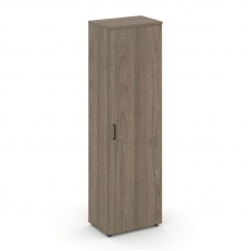 Style Project Гардероб узкий неглуб. SN.GB.E-001 Вяз Благородный/Черный Ручки 600*400*1982