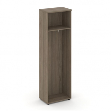 Style Project Гардероб узкий неглуб. SN.GB.E-001 Вяз Благородный/Черный Ручки 600*400*1982