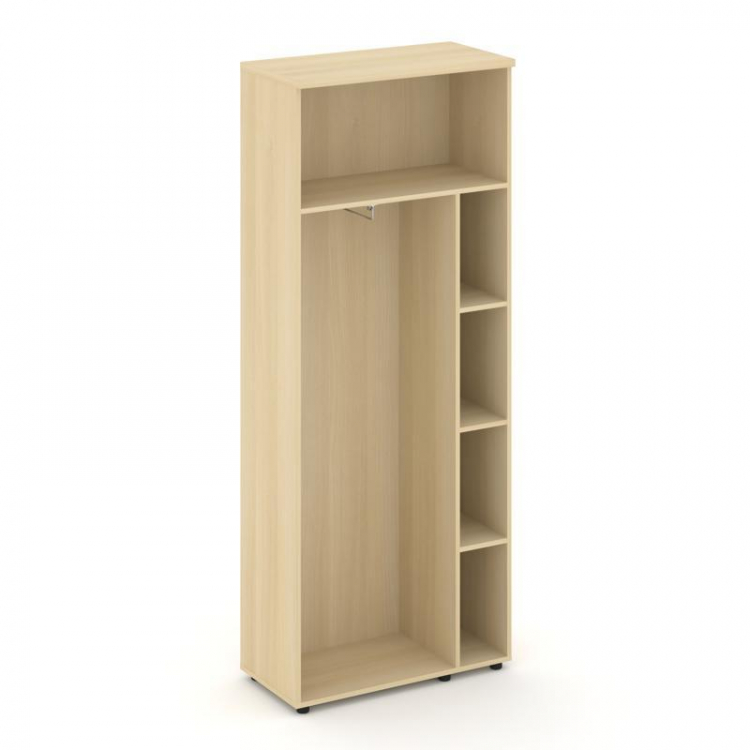 Style Project Гардероб широкий неглуб. SN.GB.E-003 Акация Лорка/Белый/Черный Ручки 796*400*1982