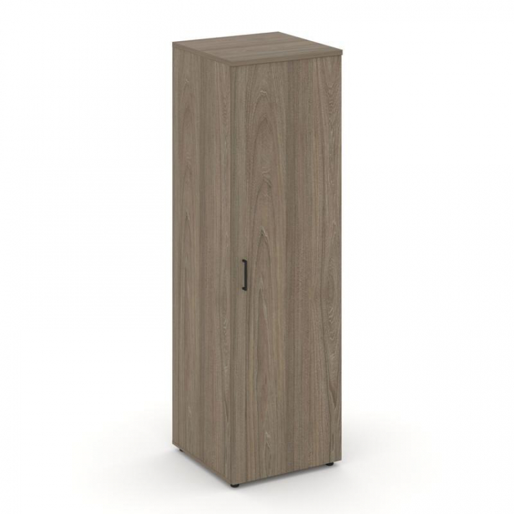 Style Project Гардероб узкий глубокий SN.GB.E-002 Вяз Благородный/Черный Ручки 600*600*1982