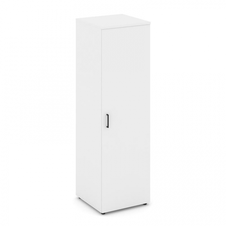 Style Project Гардероб узкий глубокий SN.GB-002 Белый/Черный Ручки 600*600*1982