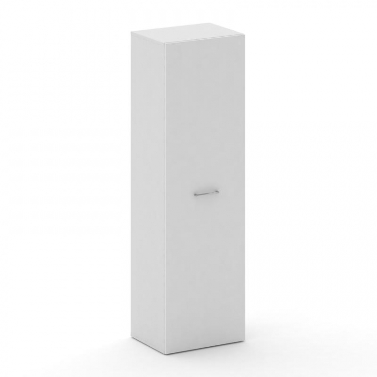 Cross Гардероб узкий универсальный CRF.GB-101 Белый F/Белый Бриллиант UM 600*460*2000