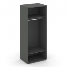 Style Project Гардероб широкий глубокий SN.GB-004 Антрацит/Черный Ручки 796*600*1982