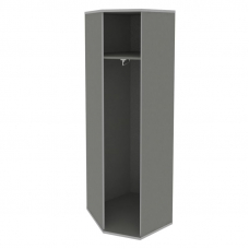 Riva Угловой гардероб с дверью А.ГБ-3 Клен Металлик NEW 600*600*1980