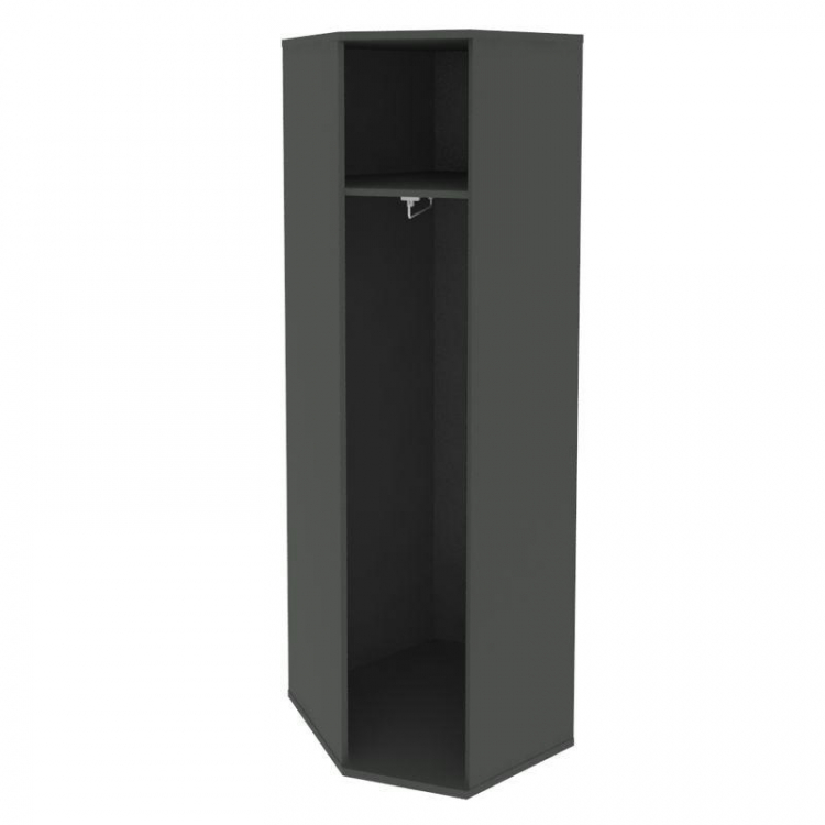 Riva Угловой гардероб с дверью А.ГБ-3 Антрацит 600*600*1980