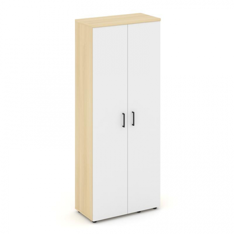 Style Project Гардероб широкий неглуб. SN.GB-003 Акация Лорка/Белый/Черный Ручки 796*400*1982