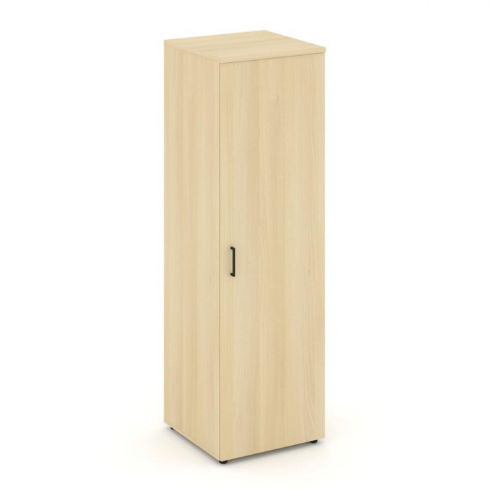 Style Project Гардероб узкий глубокий SN.GB.E-002 Акация Лорка/Черный Ручки 600*600*1982