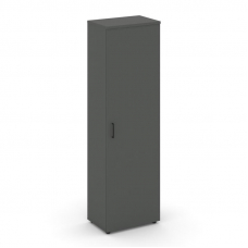 Style Project Гардероб узкий неглуб. SN.GB-001 Антрацит/Черный Ручки 600*400*1982