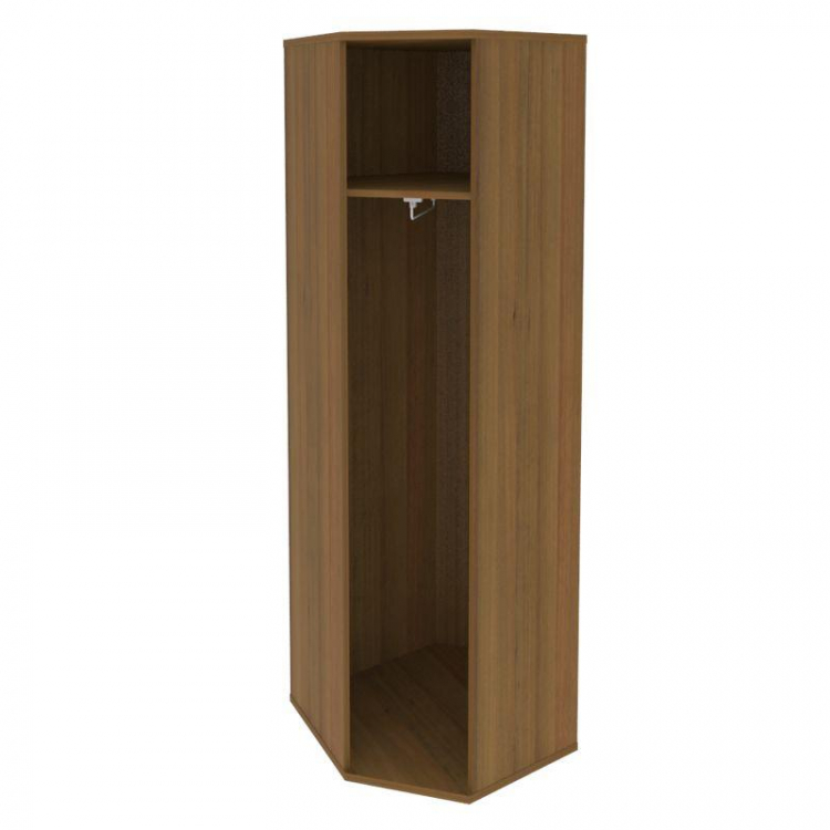 Riva Угловой гардероб с дверью А.ГБ-3 Орех Гварнери 600*600*1980