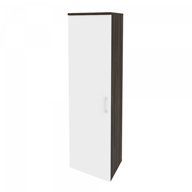 Onix Гардероб узкий (левое исполнение) O.GB-1 (L) Дуб Мали/Белый Бриллиант 560*420*1977