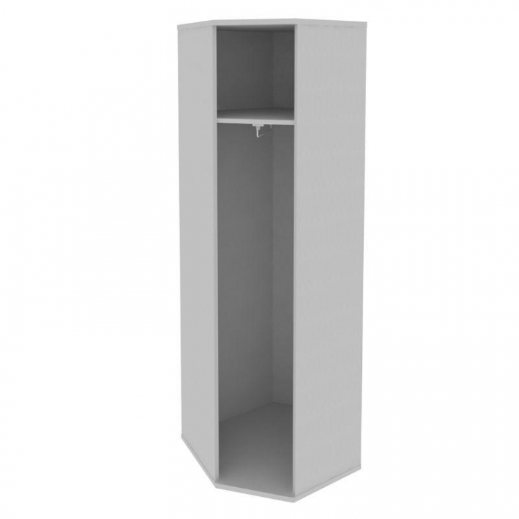 Riva Угловой гардероб с дверью А.ГБ-3 Серый 600*600*1980