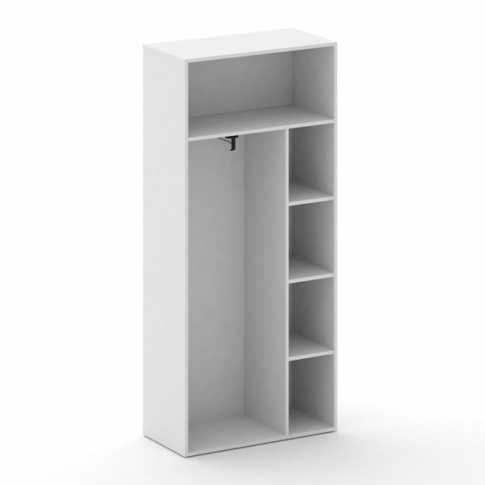 Cross Гардероб широкий CRU.GB-201 (L) Белый Бриллиант UM 896*460*2000