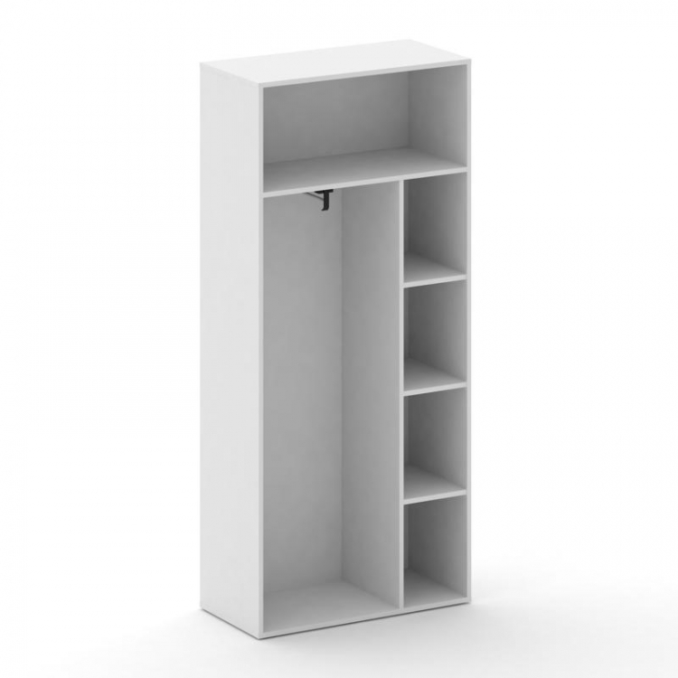 Cross Гардероб широкий CRU.GB-201 (L) Белый Бриллиант UM 896*460*2000