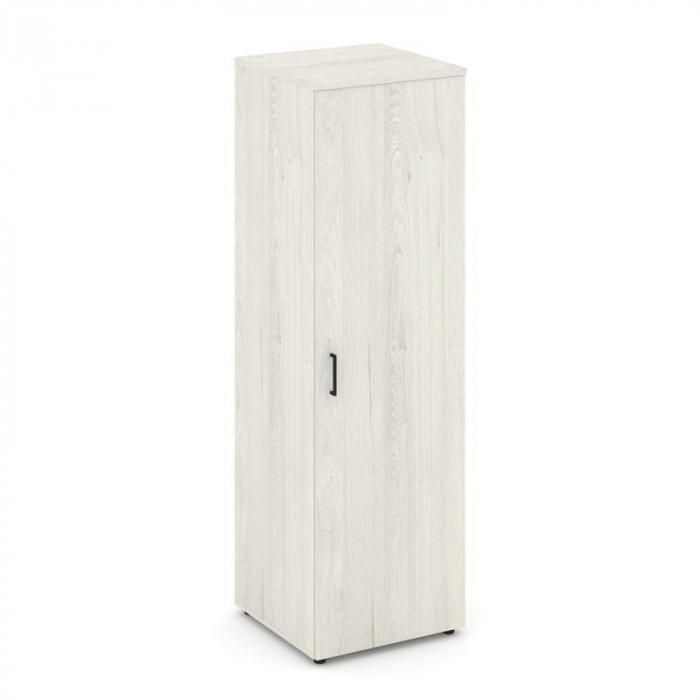 Style Project Гардероб узкий глубокий SN.GB-002 Дуб Наварра/Черный Ручки 600*600*1982