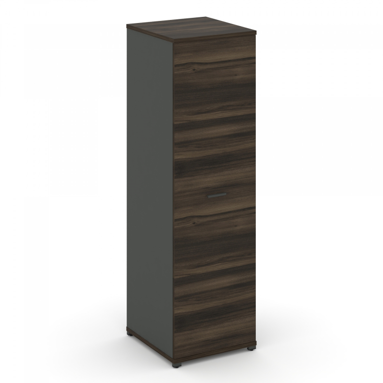 Concept Гардероб узкий глубокий CN.GB-003 A Дуб Мали/Антрацит/Металл Антрацит 570*600*1922