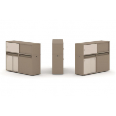 Estetica Набор №22. Тумба двойная+низкая надставка ES.NB.2N-22 Латте/Капучино 1500*410*1135