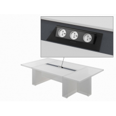 Центральная вставка стола переговора с блоком розеток Т-112