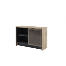 Тумба со стеклянной дверью в профиле Т-12-06пр, правая