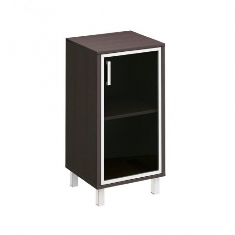 Шкаф для документов правый, дверь в алюминиевой раме В 411-814