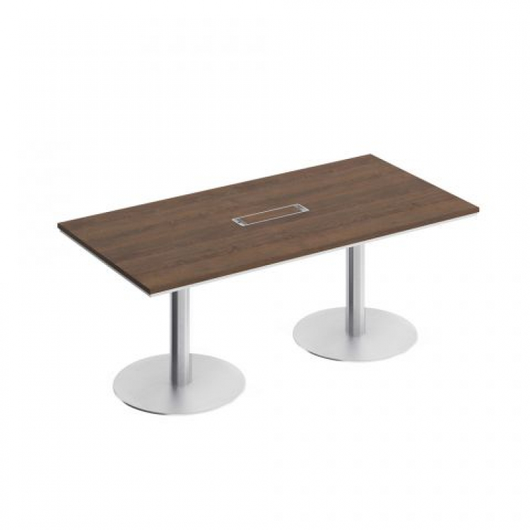 Стол для переговоров на круглых опорах-колоннах city СИ 154 ДГ/БП