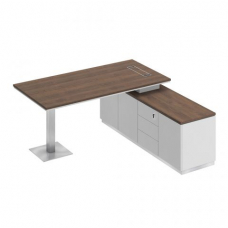 Стол руководителя на опорной тумбе (левый/правый) City СИ 101 ДГ БП БП