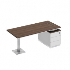 Стол руководителя на опорной тумбе (левый/правый) СИ 104