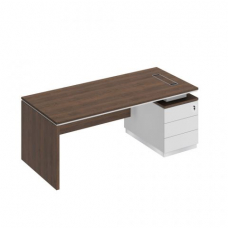 Стол руководителя (опора ДСП) на опорной тумбе (левый/правый) СИ 110