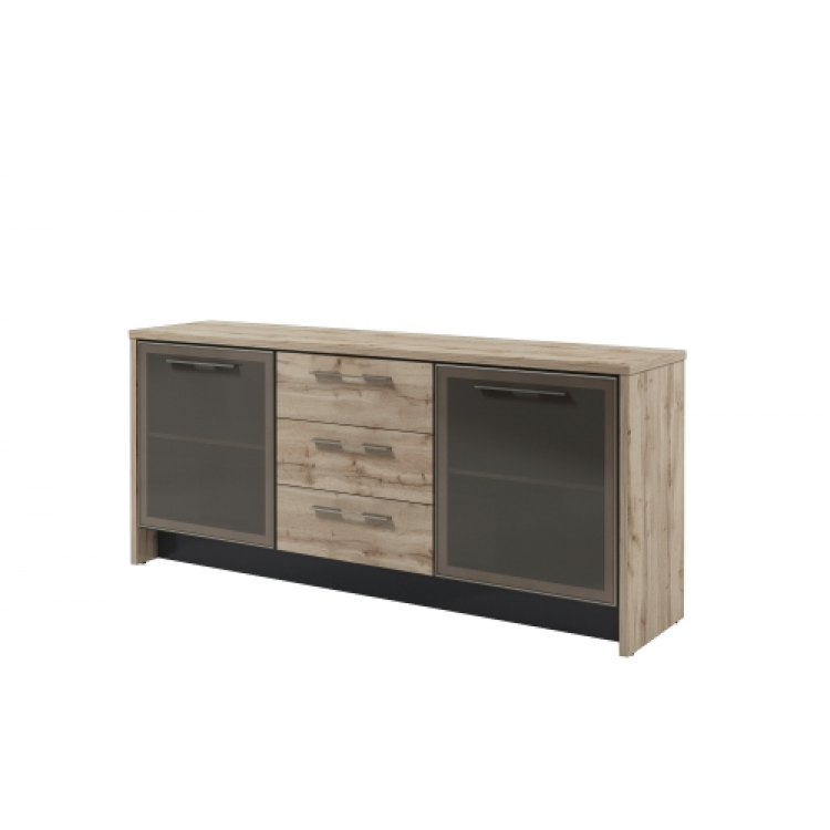 Тумба с 2 дверьми в профиле и 3 ящиками Т-13-05