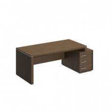 Стол руководителя правый на опорной тумбе малой ВЛ 147