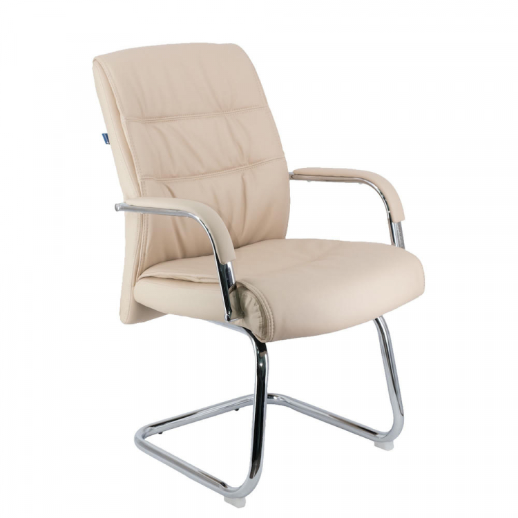 Кресло для посетителей Everprof Bond CF Экокожа Бежевый