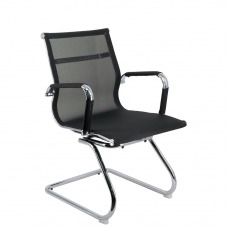 Кресло для посетителей Everprof Opera CF Сетка Черный