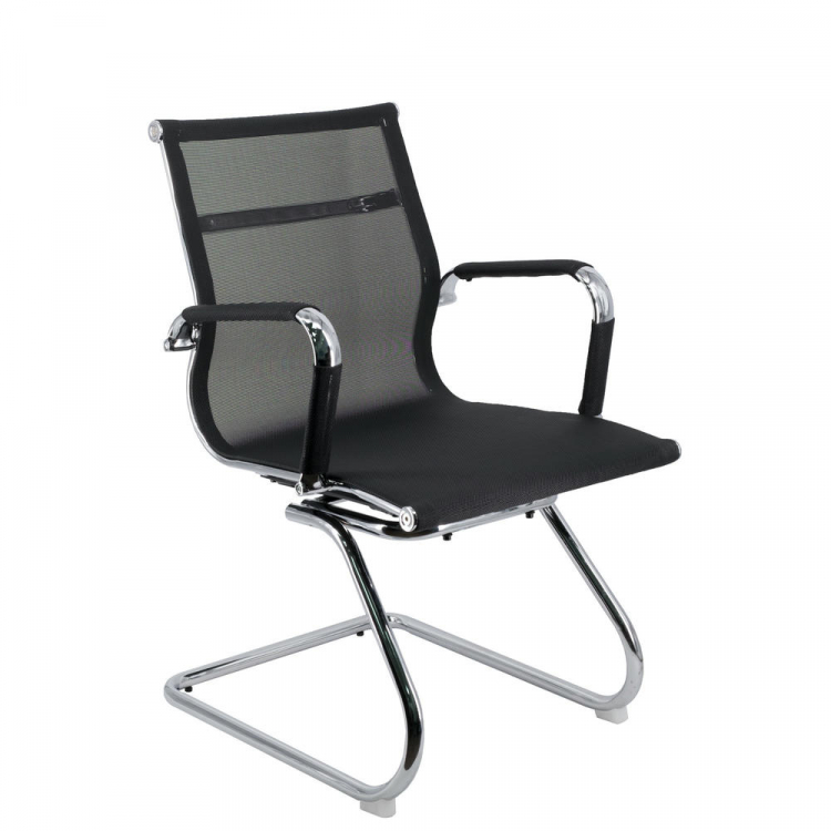 Кресло для посетителей Everprof Opera CF Сетка Черный