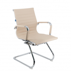 Кресло для посетителей Everprof Leo CF Экокожа Бежевый