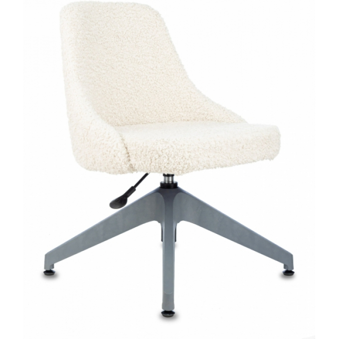 Кресло Бюрократ CH-340GLZ экомех молочный