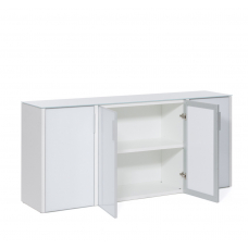 Шкаф низкий 4 двери CRE4/980 CRV WHITE GLASS