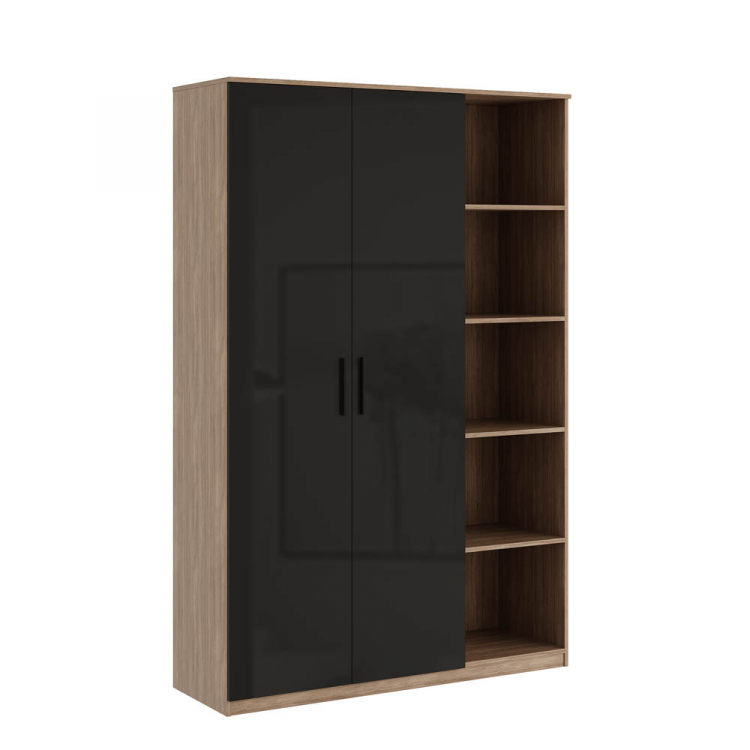 Гардероб с секцией, глянец AST33951543