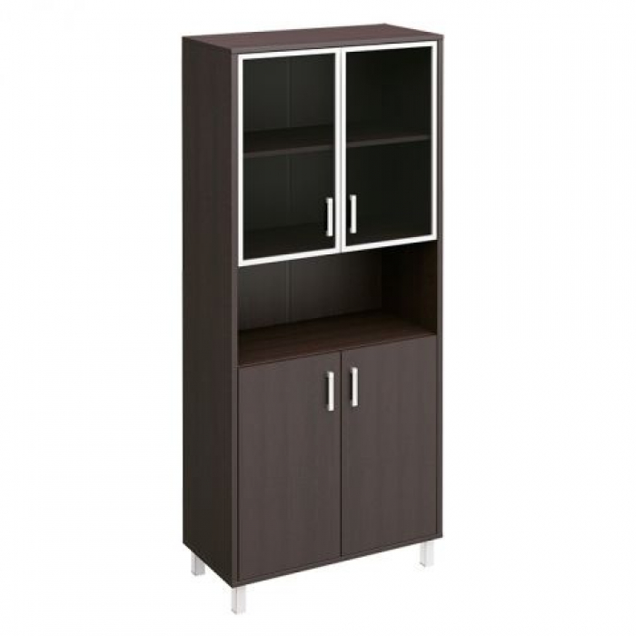 Шкаф двери стекло в рамке без замка ниша В 430-823