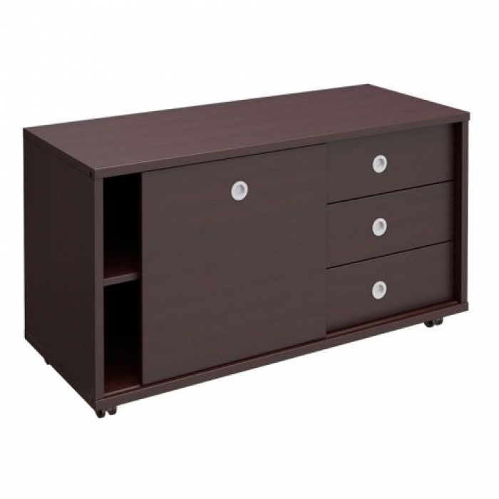 Тумба выкатная 3 ящика без замка дверь-купе ДСП В 202-550