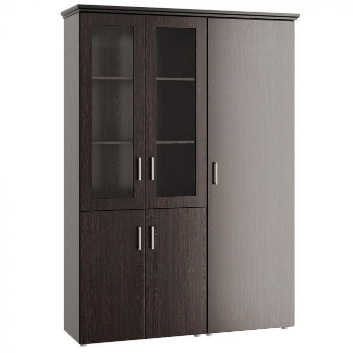 Шкаф для бумаг с гардеробом BSN301500 х1 +  BSN301502 х1 + BSN301593 х1