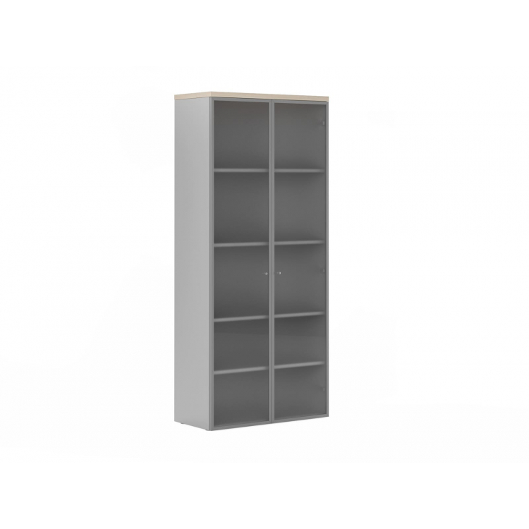 Шкаф большие алюм. двери Flash