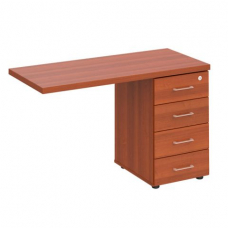 Брифинг-приставка боковая на опорной тумбе с центральным замком ПТ 767