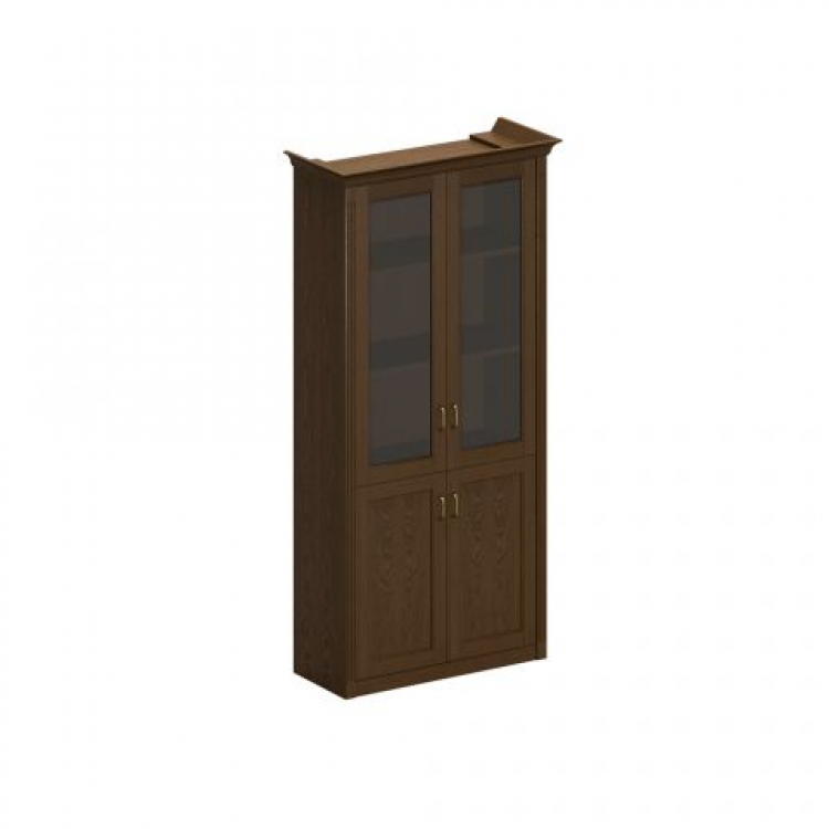 Шкаф для документов высокий со стеклянными дверями ПС 331