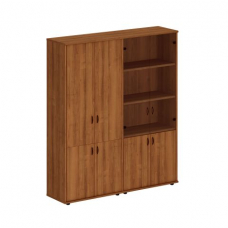 Шкаф комбинированный высокий (закрытый + стекло) Исп.52